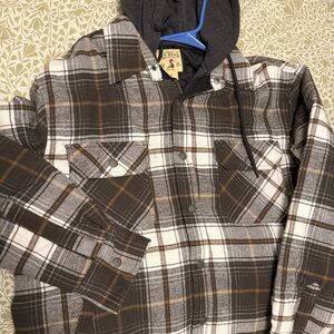 Legendary Whitetails Men's Dark Brown Plaid jacket